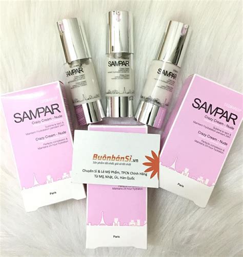 Kem Chống Nắng Màu Nhạt Sampar Crazy Cream Nude