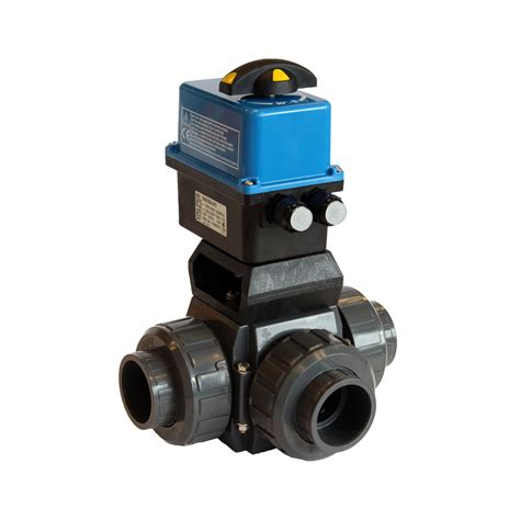 Praher 3 Way Ball Valve S4 Pvc U Electric Actuator Valpes Praher