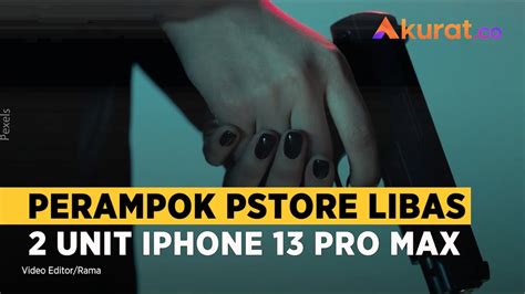 Ditodong Pistol Perampok PStore Condet Bawa Kabur 2 IPhone 13 Pro Max