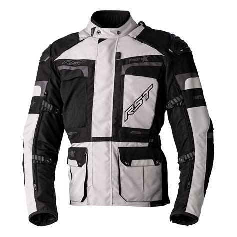 RST Pro Series Adventure X CE Textile Jacket Silver Black