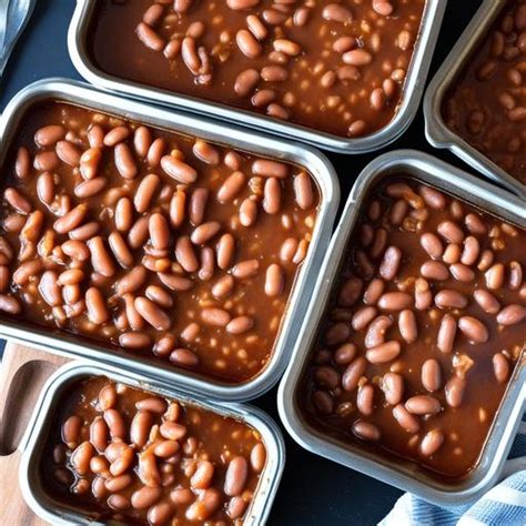 how long to cook canned baked beans in oven