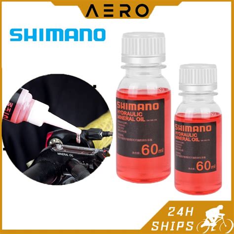 SHIMANO Mineral Oil Bike Hydraulic Brake System MTB Disc Rotor Oil 60ML ...