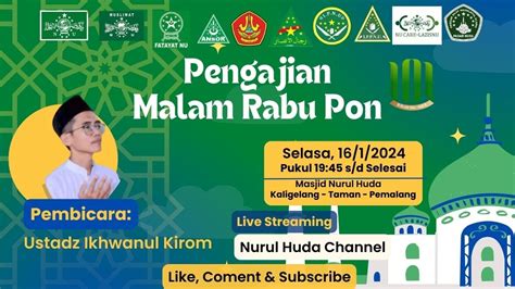 Live Streaming Pengajian Rutin Malam Rabu Pon Januari Masjid