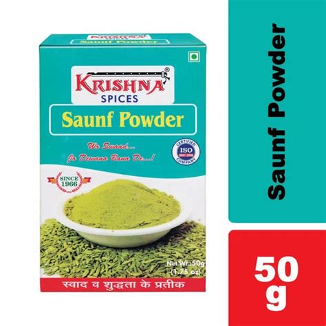 Krishna Saunf Powder Packaging Type Gm Packaging Size G At Rs