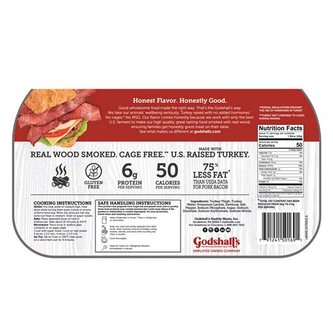 Peppered Turkey Bacon - Godshall's