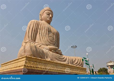 The Great Buddha Statue Boddh Gaya Bihar India Stock Image Image