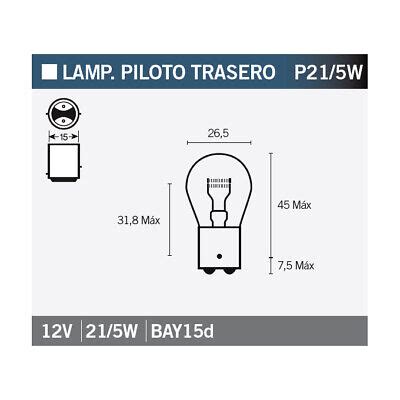 Lampe Gl Hbirne V W Kompatibel Mit Peugeot Speedfight