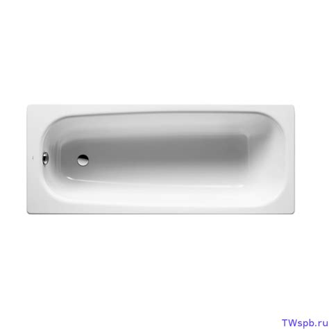 Прямоугольная чугунная ванна 170х70 см Roca Continental 212911001 — T-WAY