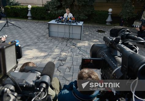 Yulia Tymoshenko Gives News Conference In Kiev Sputnik Mediabank