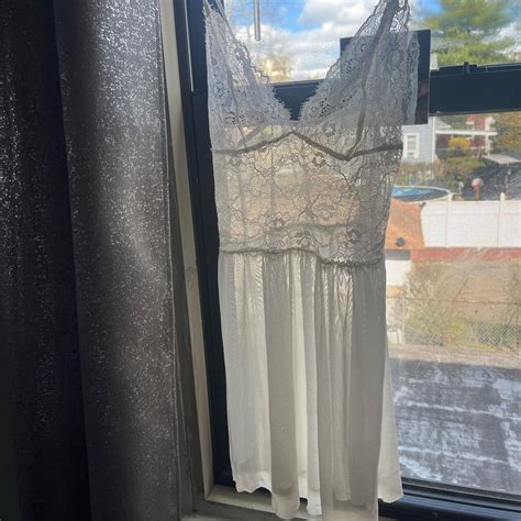 Mini Lace Dress Lingerie Mesh Vintage Depop