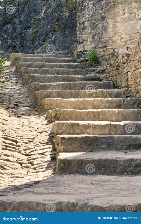Stone Stairs Walkway Stairs Outdoor And Background Royalty Free Stock