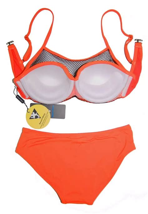 Buy Lycka Lss European Style Bikini Orange Online Zalora
