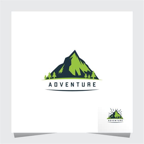 Green Mountain Logo Inspirations Template 4439130 Vector Art at Vecteezy