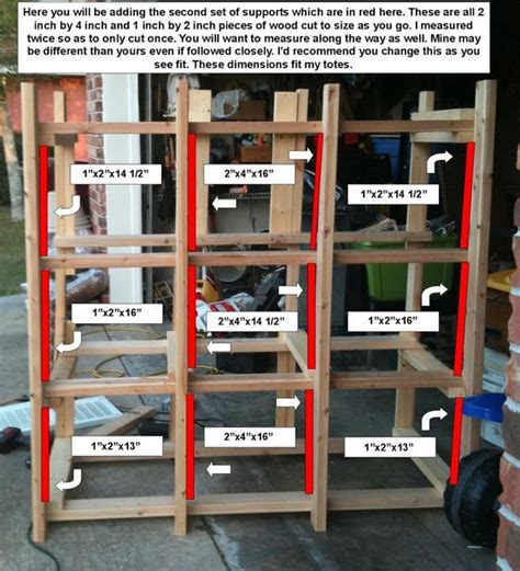 12 Storage Tote Shelving System $50.00 | Tote storage, Garage storage bins, Diy garage storage