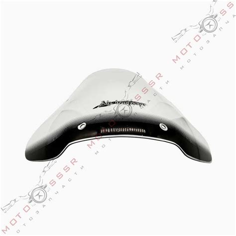 Щиток ветровой на мопед Альфа прозрачный, квадратная фара купить с ...