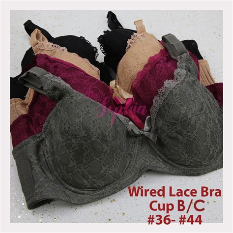 Under Wired Thin Span Lace Bra B C Cup 36 44 Lingerie Bra Baju Dalam Wanita Nipis Span Lace