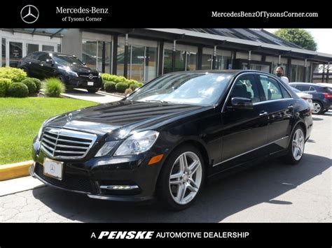 Pre Owned 2013 Mercedes Benz E Class 4dr Sedan E 350 Sport 4matic® Ltd Avail Sedan In Vienna