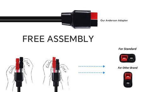 Amazon Necespow In Solar Connector Adapter Cable To Adapter