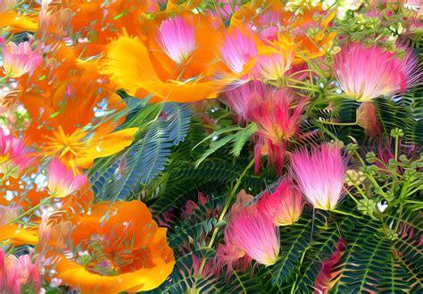 Онлайн пазл «Стеклянный букет»