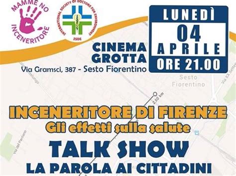 Comitato Mamme No Inceneritore Stasera Talk Show Con ISDE Al Cinema