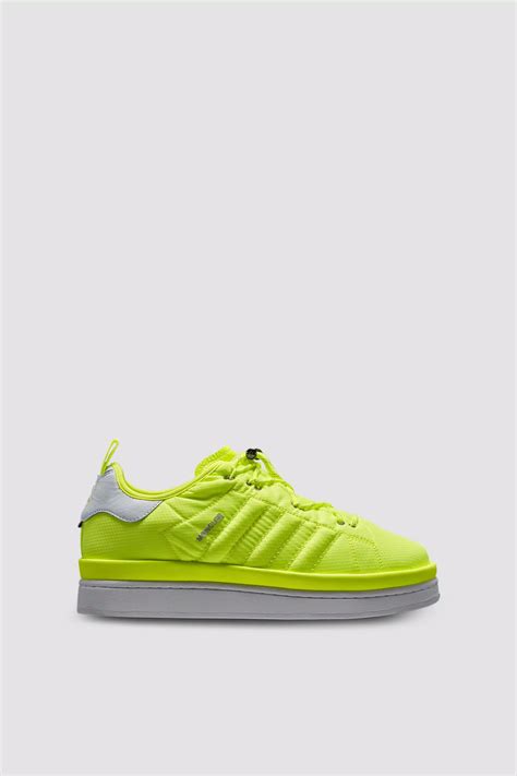 Bright Yellow Moncler Campus Trainers Moncler X Adidas Originals For
