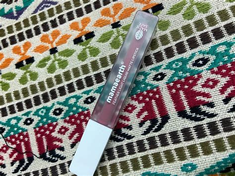 Mamaearth Feather Light Liquid Matte Lipstick Nude Rose Review Zig Zac Mania