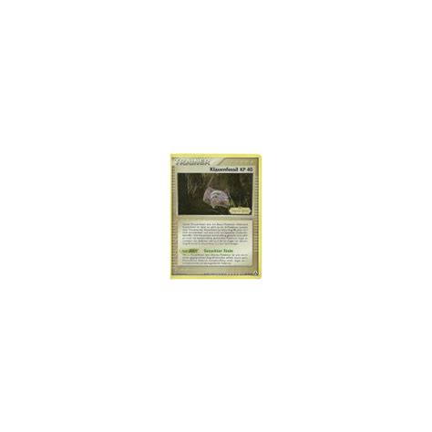 Pokemon Karte Klauenfossil HOLO Ex Legend Maker Kaufen Bei GttG