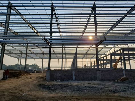 Prefabricated Mild Steel Warehouse Structure At Rs 190 Kg MS