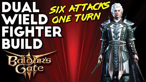 Astarion Dual Wield Fighter / Rogue Build | Baldur's Gate 3 - YouTube