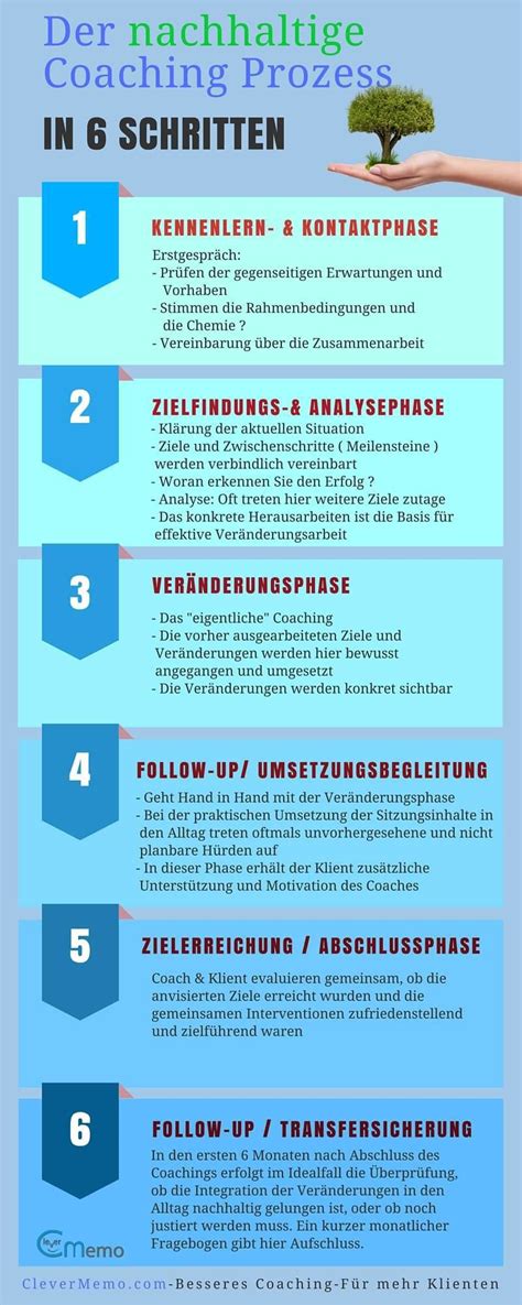 Der Nachhaltige Coaching Prozess In Schritten Infografik Artofit