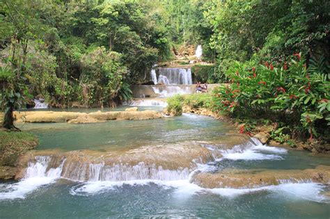 YS Falls - 7-Drop Play Waterfalls in Jamaica's Quieter Side