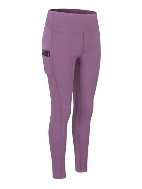 Women's Sports Fitness Double-sided Brocade Nude Yoga Pants with