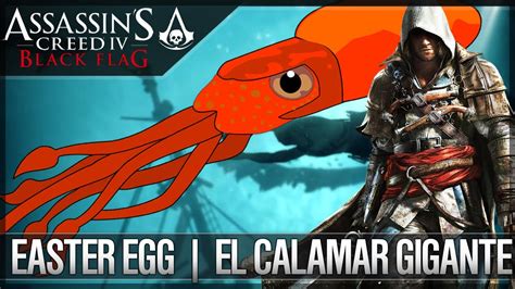 Assassin S Creed 4 Black Flag Easter Egg Calamar Gigante Giant Squid Secreto Misterio