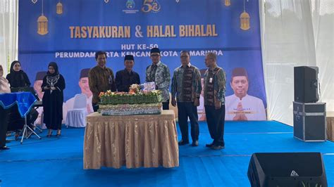 Perumdam Tirta Kencana Samarinda Rayakan HUT Ke 50 Dengan Tasyakuran