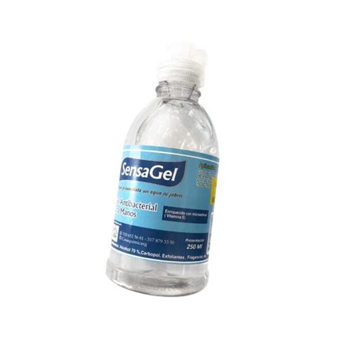 GEL ANTIBACTERIAL PARA MANOS SENSAGEL PEQUEÑO 250ML Tauro