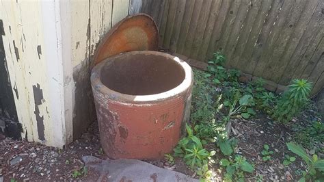 Super Mario style Pipe in my backyard. Goes down at least 10 feet. : r/whatisthisthing