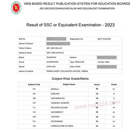 SSC Result 2023 মরকশট সহ ফলফল দখন