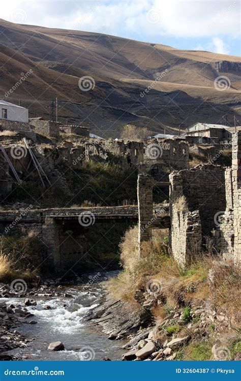 Old Bridge In Dagestan Mountains Stock Photography | CartoonDealer.com ...