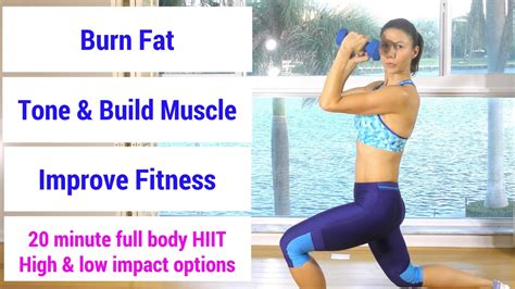 HIIT 36 20 Minute Full Body HIIT Workout To Burn Fat Build Muscle