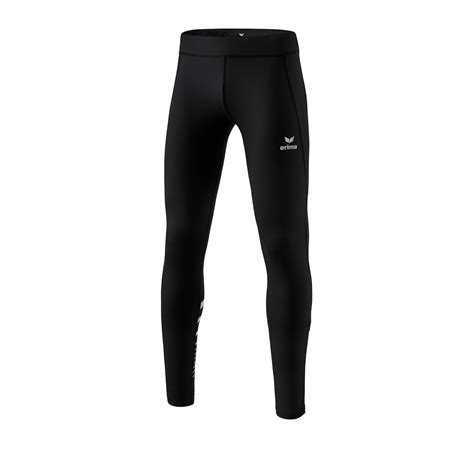 Erima Race Line Laufhose Lang Schwarz Hose Lang Laufbekleidung