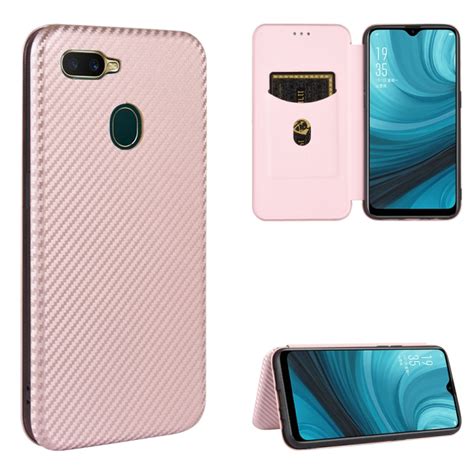 For OPPO A7 AX7 A5s AX5s A12 Carbon Fiber Texture Horizontal