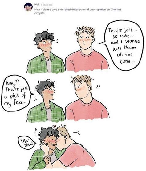 Nick Describing Charlie S Dimples Alice Book Gay Books Cute Gay