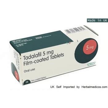 Buy Tadalafil 5mg Tablets X 28 in Pakistan at HerbalMedicos.com