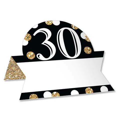 Big Dot Of Happiness Adult 30th Birthday Gold Birthday Party Tent