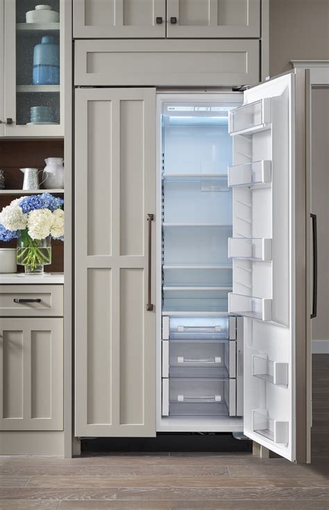 Make Your Kitchen Look Modern With Refrigerator Cabinet Panels - Home ...