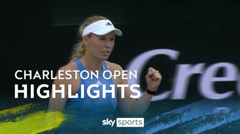 Caroline Wozniacki vs McCartney Kessler | Charleston Open highlights ...