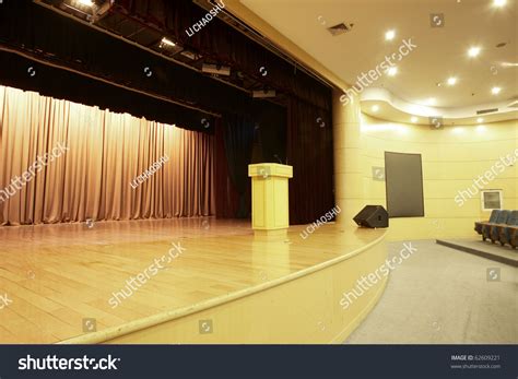 School Auditorium Stage