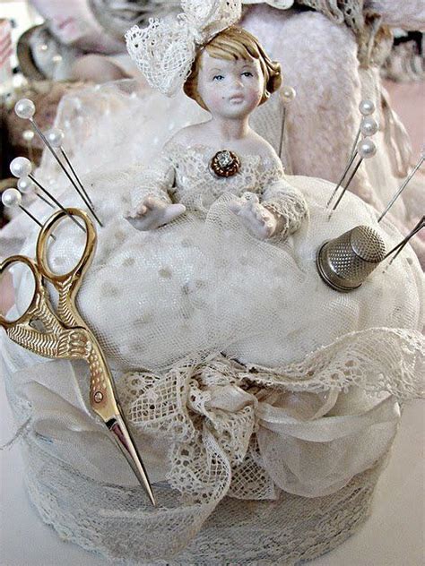 Pin By Tanja Sweet On Vintage Style Pin Cushions Half Dolls Vintage