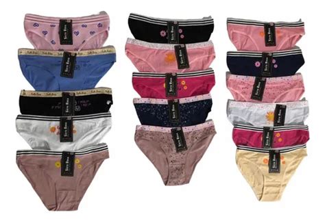 Docena Bikini Algodón Dama Colores Mayoreo Piezas en venta en Zapopan Jalisco por sólo
