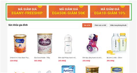 EGA MARKET - Giao diện thiết kế tối ưu cho cửa hàng siêu thị, bách hóa ...
